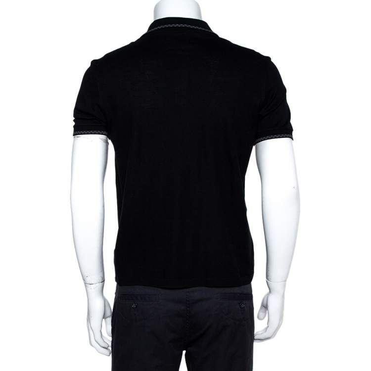 black louis vuitton polo shirt