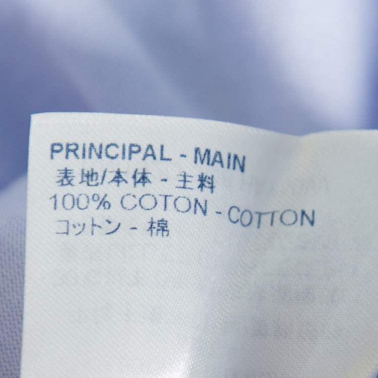 Pre Owned Louis Vuitton Lavender Cotton Classic Crewneck T-Shirt L