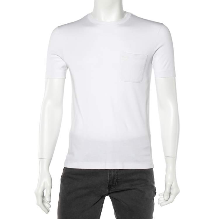 Louis Vuitton White Cotton Damier Pocket Detail Crewneck T-Shirt XS Louis  Vuitton | The Luxury Closet