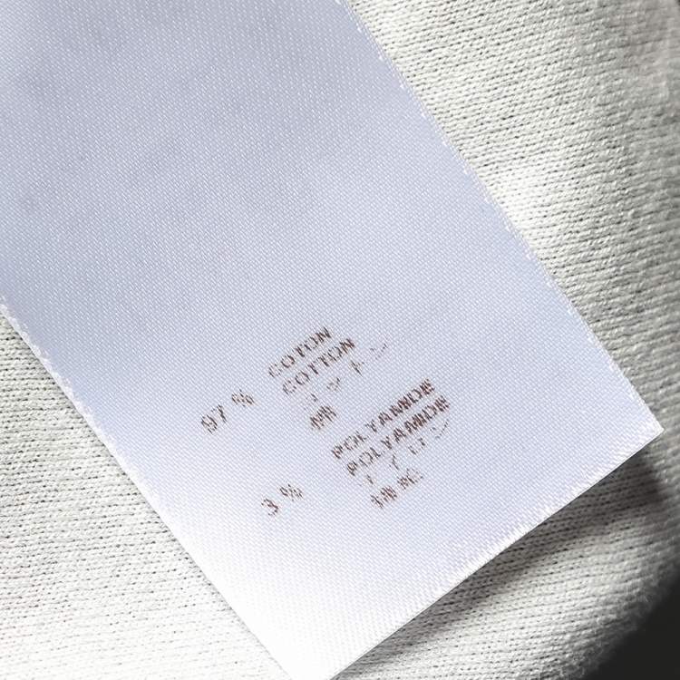 مملوكة مسبقًا Louis Vuitton Dark Grey Cotton Zip Front Hooded Jacket S