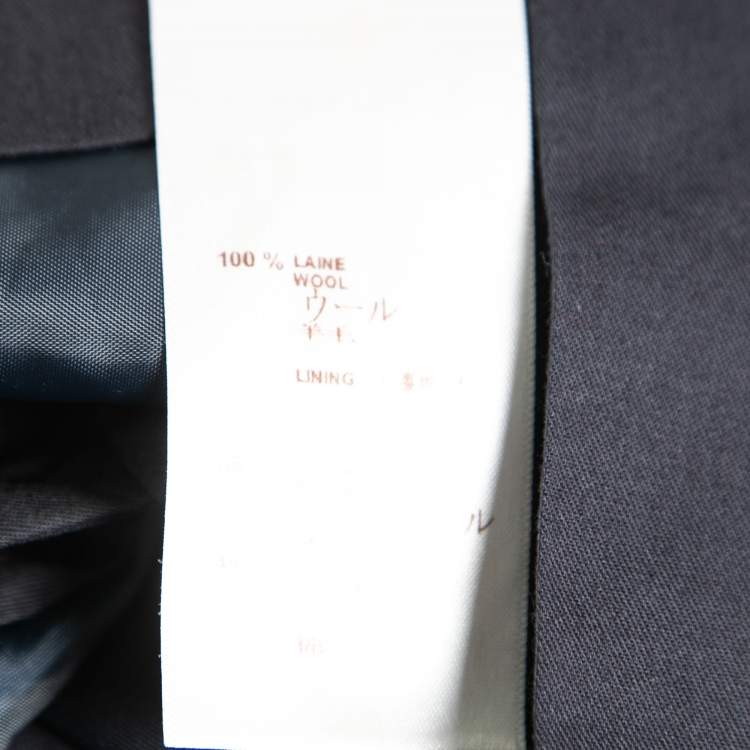 Pre Owned Louis Vuitton Navy Blue Wool Tailored Trousers XL