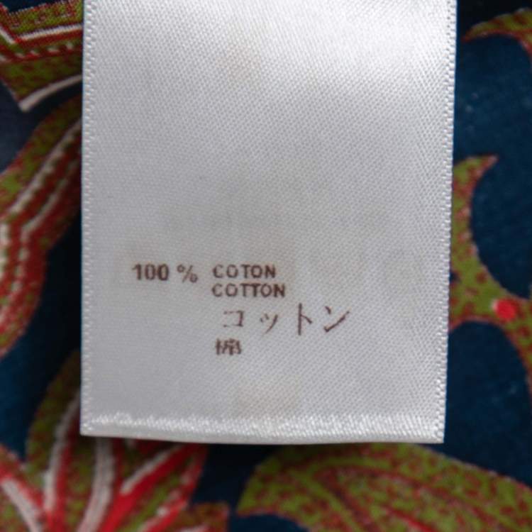 مملوكة مسبقًا Louis Vuitton Multicolor Printed Cotton Button Front Shirt XL