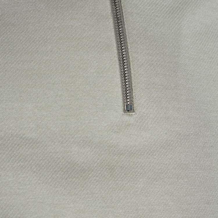 Pre Owned Louis Vuitton Grey Jacquard Gravity Raglan Sleeve Sweatshirt S