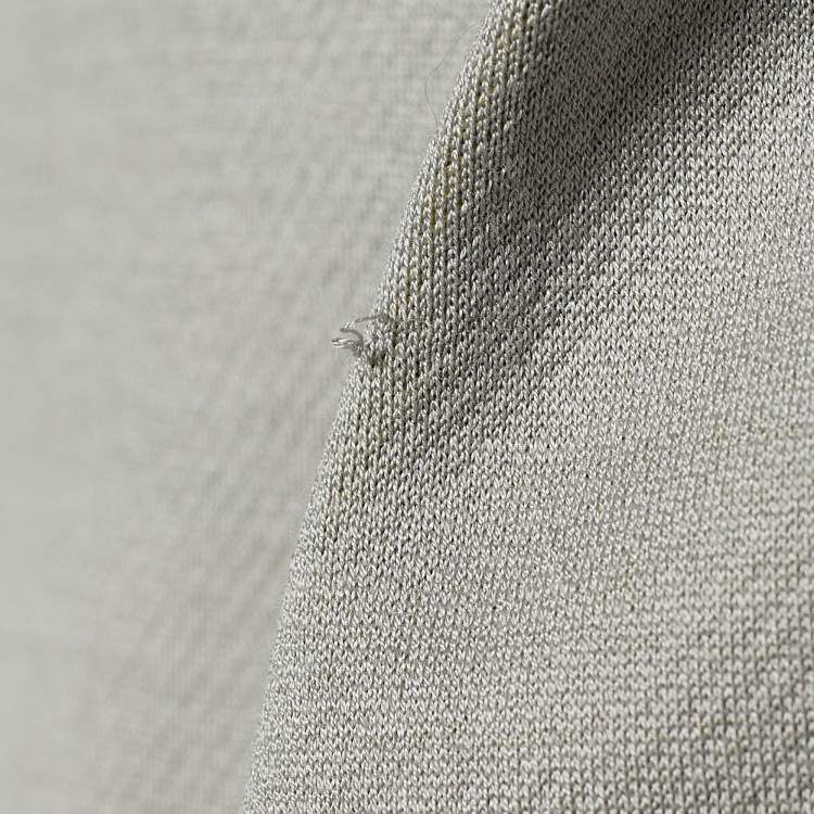 Pre Owned Louis Vuitton Grey Jacquard Gravity Raglan Sleeve Sweatshirt S