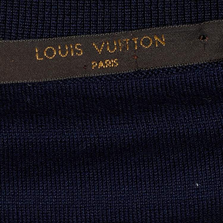Pre Owned Louis Vuitton x Chapman Brothers Blue Jersey Elephant Applique T-Shirt L