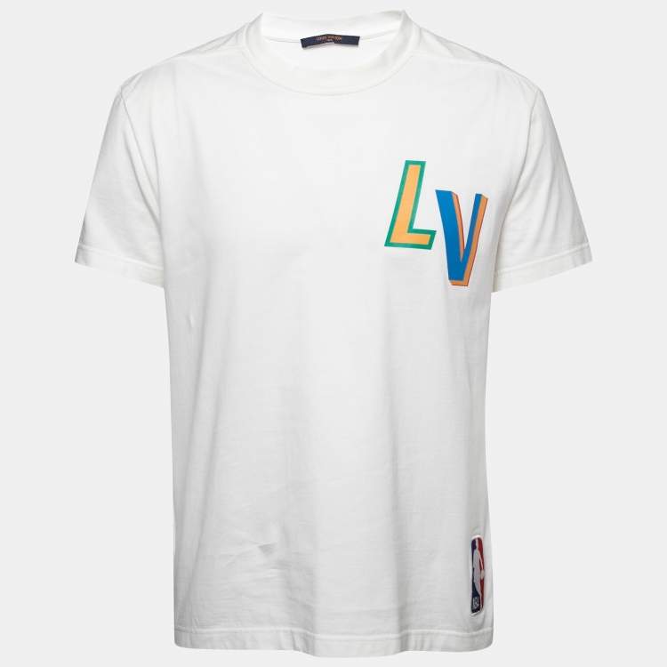 Louis Vuitton Men's Logo Printing Short Sleeve
