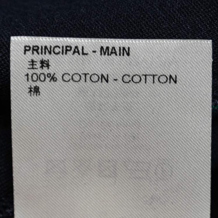Pre Owned Louis Vuitton Navy Blue Cotton Gradient Monogram Fil Coup Sweatshirt M