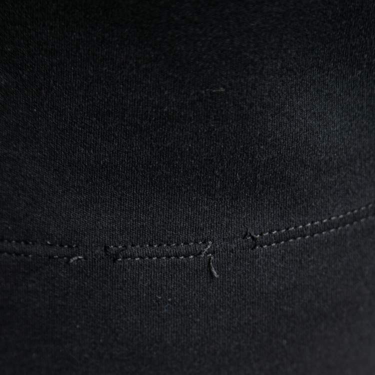 Pre Owned Louis Vuitton Black Cotton Long Sleeve T-Shirt S