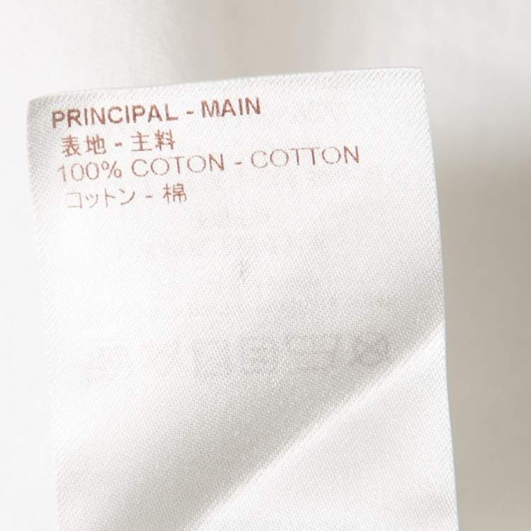 Pre Owned Louis Vuitton X Supreme White Box Logo Print Cotton T-Shirt S