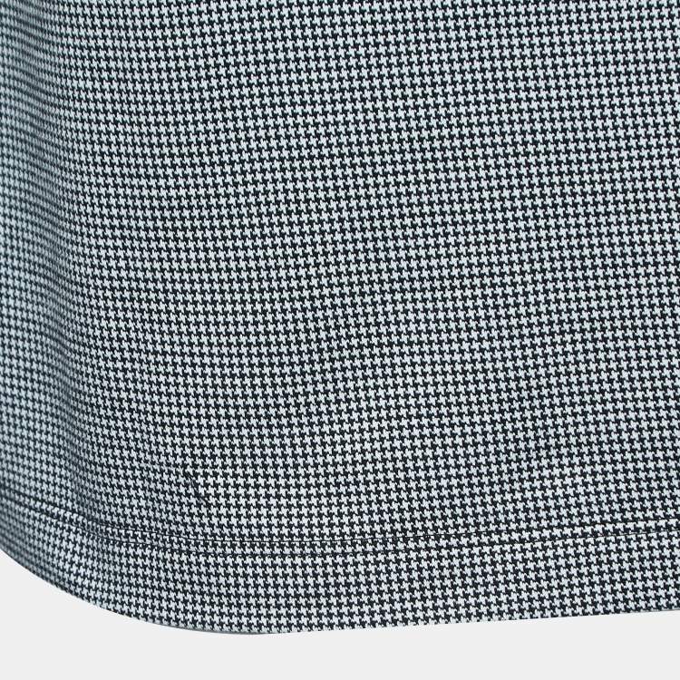 Pre Owned Louis Vuitton Black Patterned Cotton Crew Neck Half Sleeve T-Shirt XS