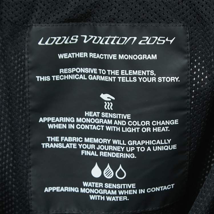 Pre Owned Louis Vuitton Navy Blue Nylon Jogger Pants L