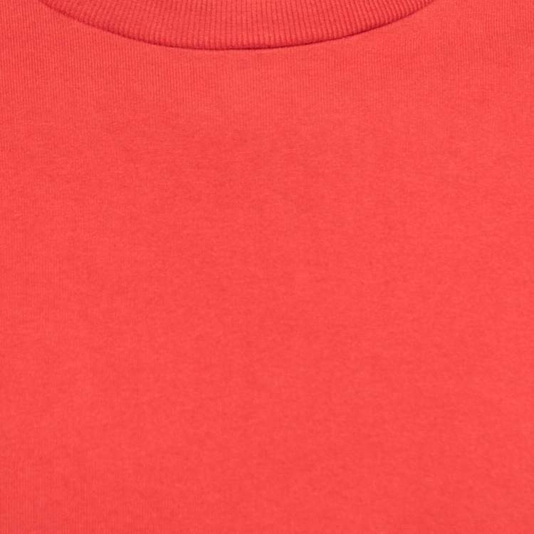 Pre Owned Louis Vuitton Red Cotton Inside-Out T-Shirt M
