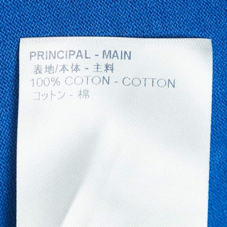 Pre Owned Louis Vuitton Blue Cotton Inside-Out T-Shirt M