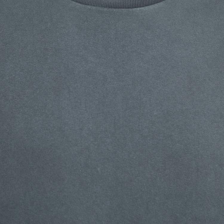 Pre Owned Louis Vuitton Grey Cotton Inside-Out T-Shirt M
