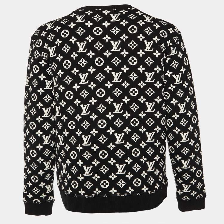 Louis Vuitton black outlet sweatshirt M