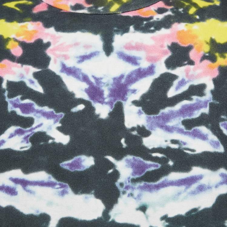 Pre Owned Louis Vuitton Multicolor Tie & Dye Cotton T-Shirt L