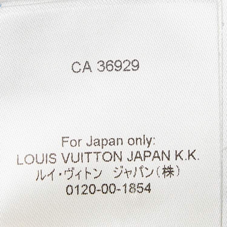 Pre Owned Louis Vuitton × Yayoi Kusama Blue Printed Cargo Shorts L