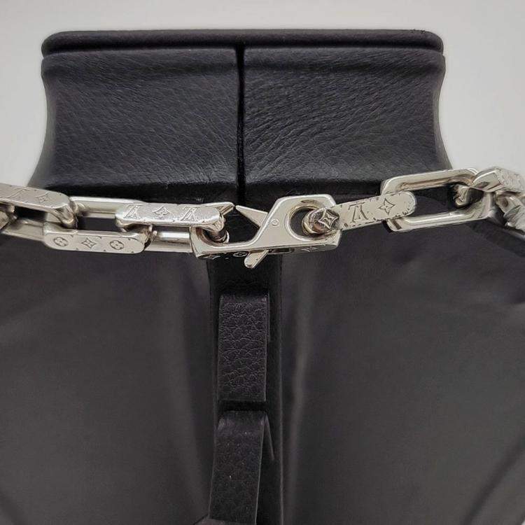 Pre Owned Louis Vuitton Silver Chain Necklace