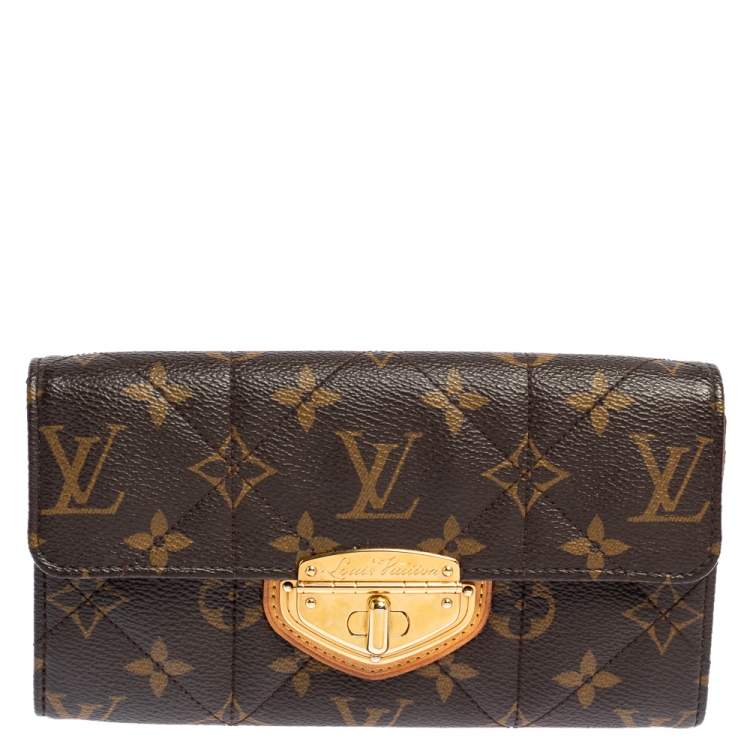 Louis Vuitton Vet Tonic Monogram Vernis Sarah Wallet