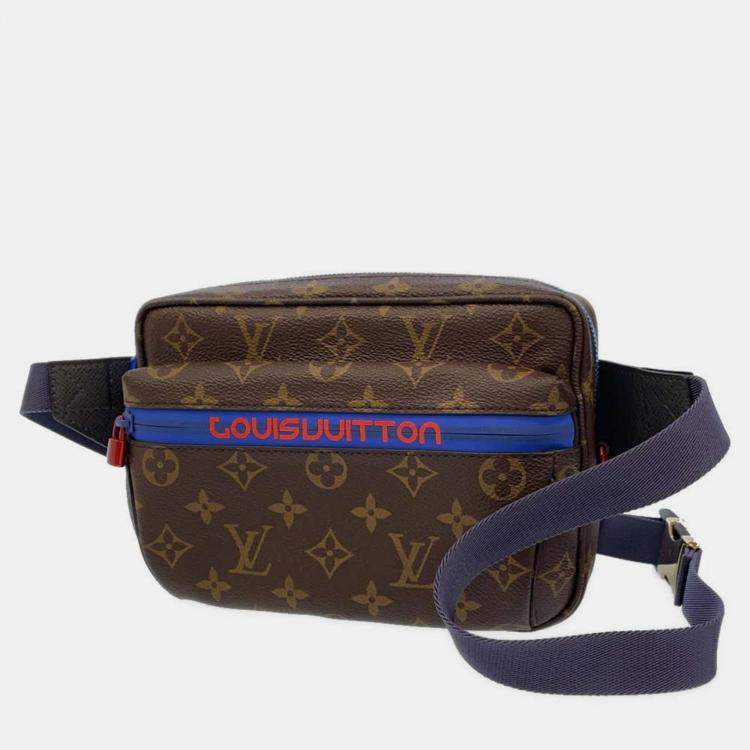 Louis Vuitton shoulder Bag Brown Leather Men