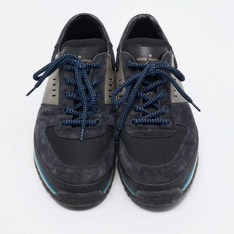 مملوكة مسبقًا Louis Vuitton Multicolor Monogram  Suede and Mesh Chunky Sneakers Size 42