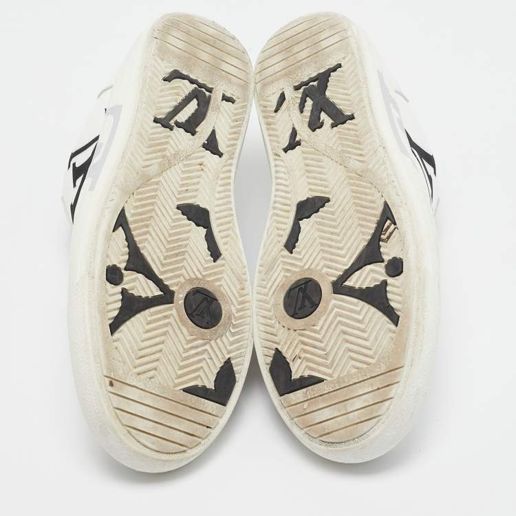 Pre Owned Louis Vuitton Multicolor Leather Charlie Sneakers Size 45