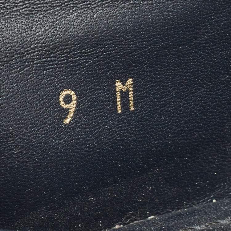 مملوكة مسبقًا Louis Vuitton Blue Monogram Denim Souliers Club Oxford Loafers Size 43