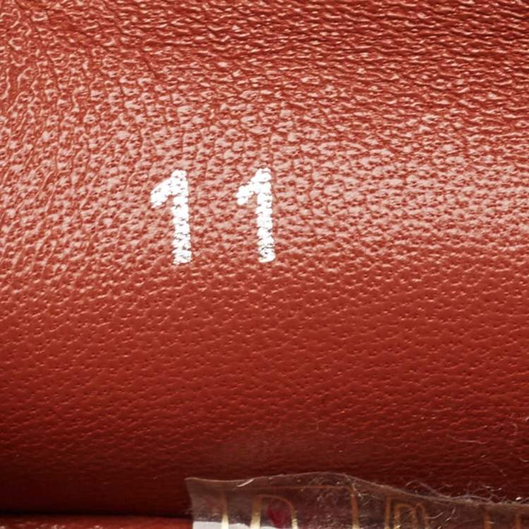 Pre Owned Louis Vuitton Red Suede Hockenheim Loafers Size 45
