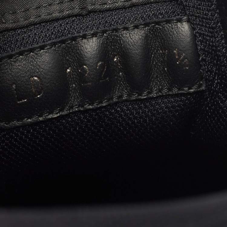 Pre Owned Louis Vuitton Black Suede LV Trainer Sneakers Size 41.5