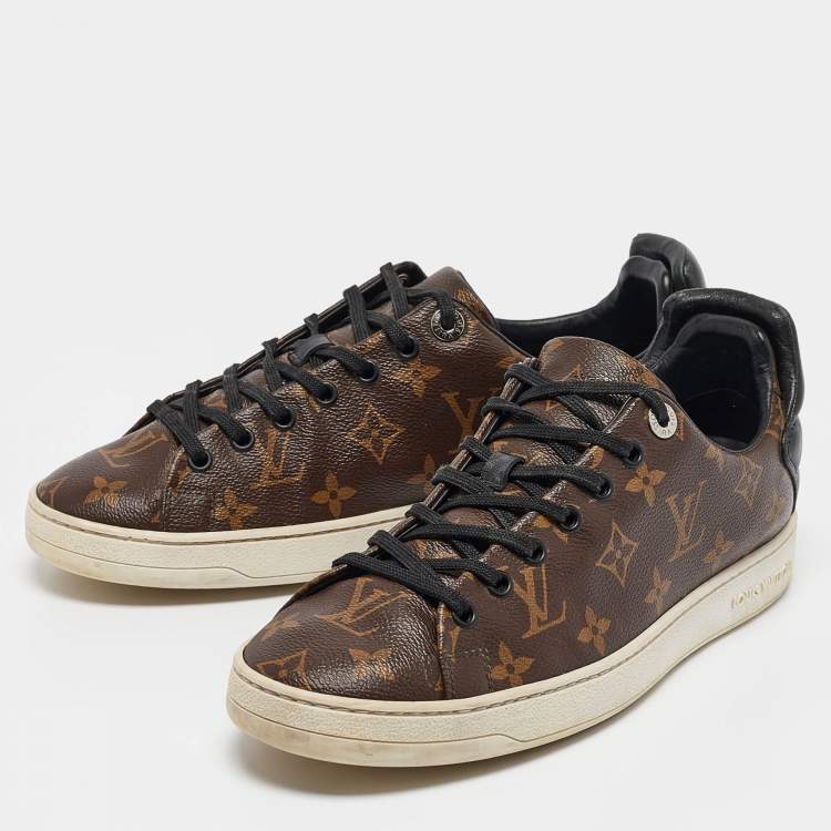 Pre Owned Louis Vuitton Monogram Canvas Frontrow Low Top Sneakers Size 40