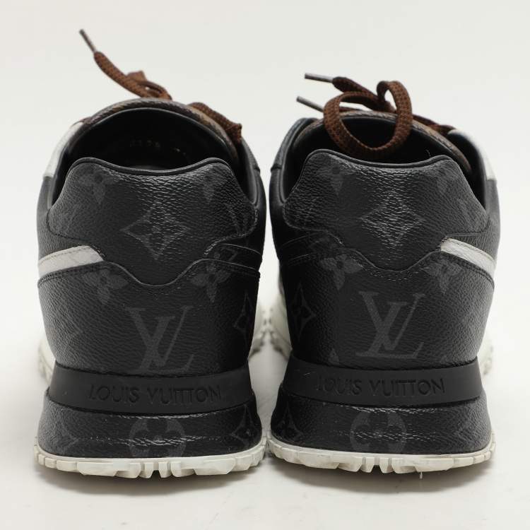 مملوكة مسبقًا Louis Vuitton Brown Canvas RunAway Lace Up Sneakers Size 41.5