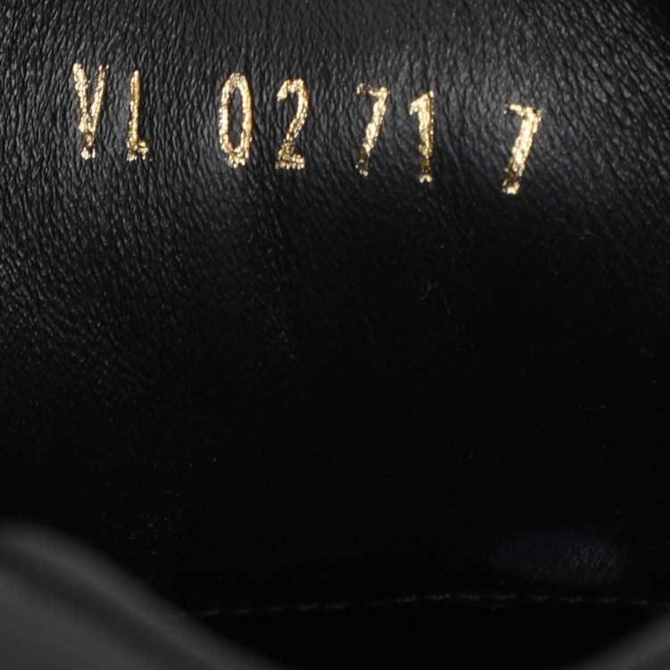 Pre Owned Louis Vuitton Black/Brown Monogram Canvas and Leather Run Away Low Top Sneakers Size 41