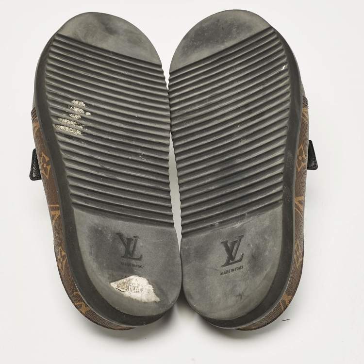 Pre Owned Louis Vuitton Monogram Canvas Easy Mules Size 44