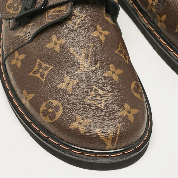 Pre Owned Louis Vuitton Monogram Canvas Easy Mules Size 44