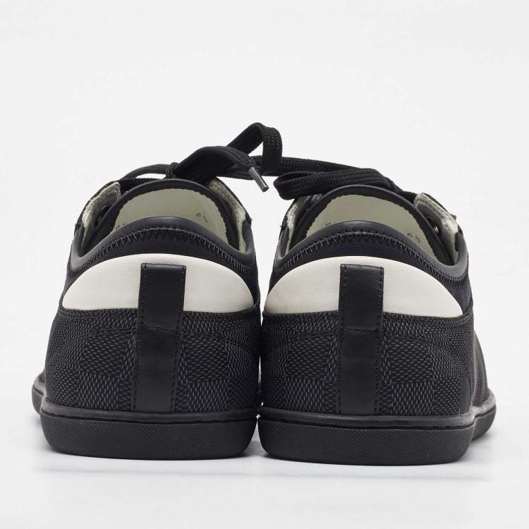 مملوكة مسبقًا Louis Vuitton Damier Graphite Fabric and Leather Low Top Sneakers Size 40.5