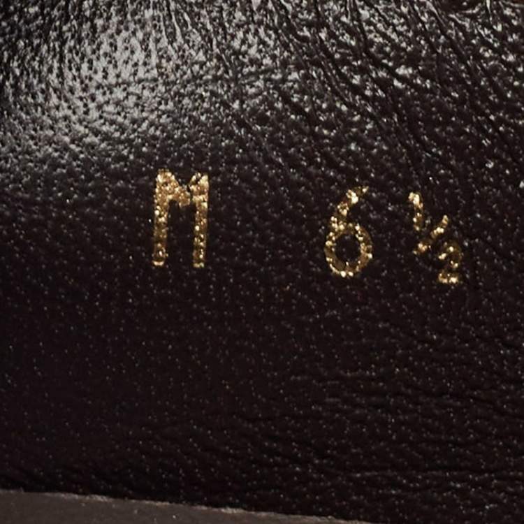 Pre Owned Louis Vuitton Brown Monogram Canvas Driver Loafers Size 40.5