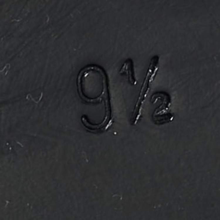 مملوكة مسبقًا Louis Vuitton Black Leather and Monogram Eclipse Canvas Major Loafers Size 43.5