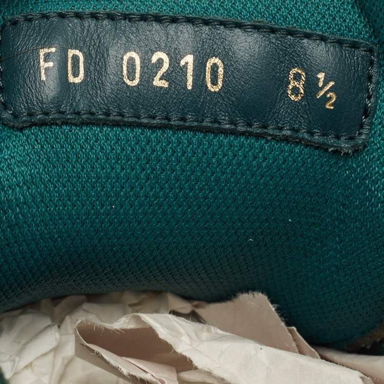 مملوكة مسبقًا Louis Vuitton Multicolor Leather and Mesh LV Trail Sneakers Size 42.5