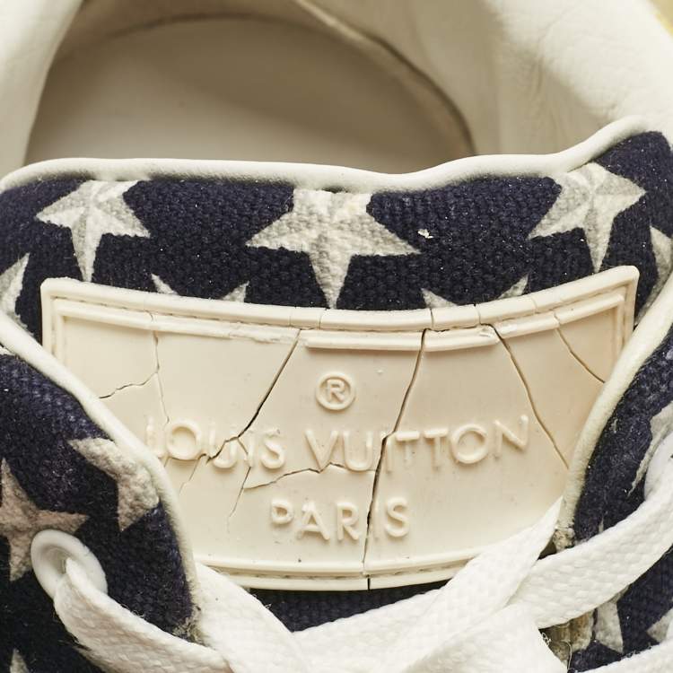 Pre Owned Louis Vuitton Multicolor Monogram Stars Canvas Acapulco Sneakers Size 42.5