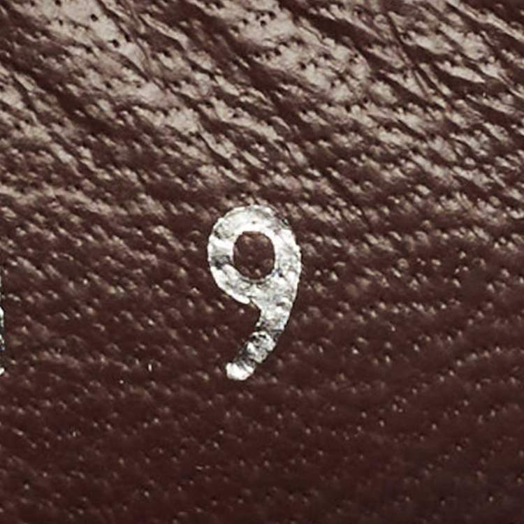 Pre Owned Louis Vuitton Brick Red Leather Hockenheim Loafers Size 43