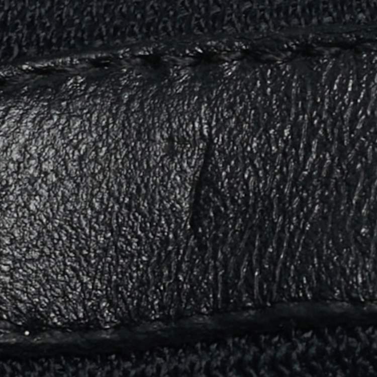 Pre Owned Louis Vuitton Black Leather Beverly Hills Low Top Sneakers Size 41