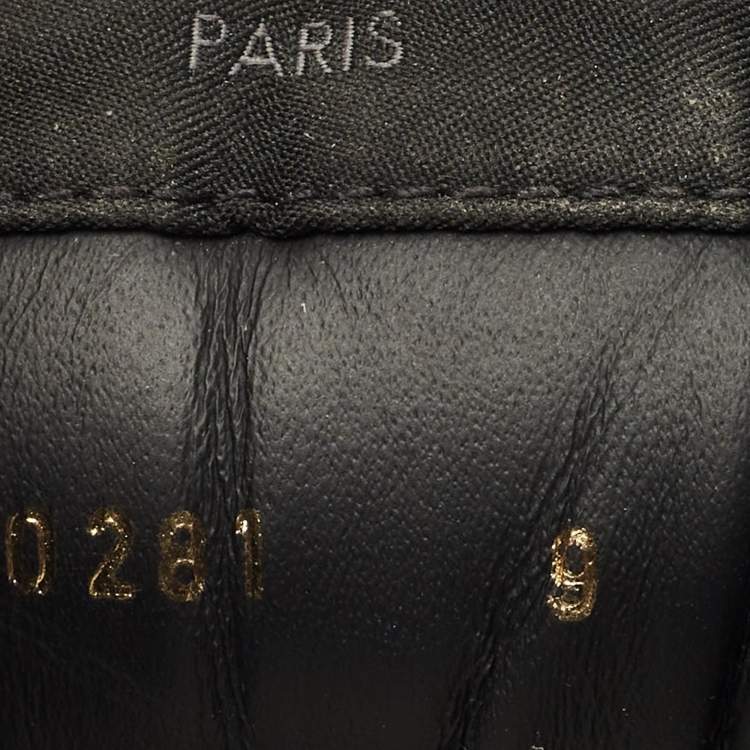 Pre Owned Louis Vuitton Black/Grey PVC and Leather Run Away Low Top Sneakers Size 43