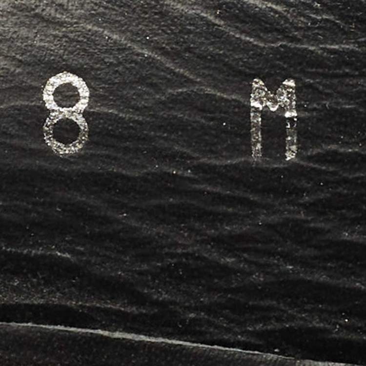 Pre Owned Louis Vuitton Black Leather Monte Carlo Slip On Loafers Size 42