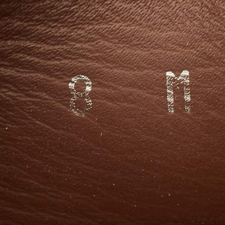 Pre Owned Louis Vuitton Brown Leather Monte Carlo Loafers Size 42