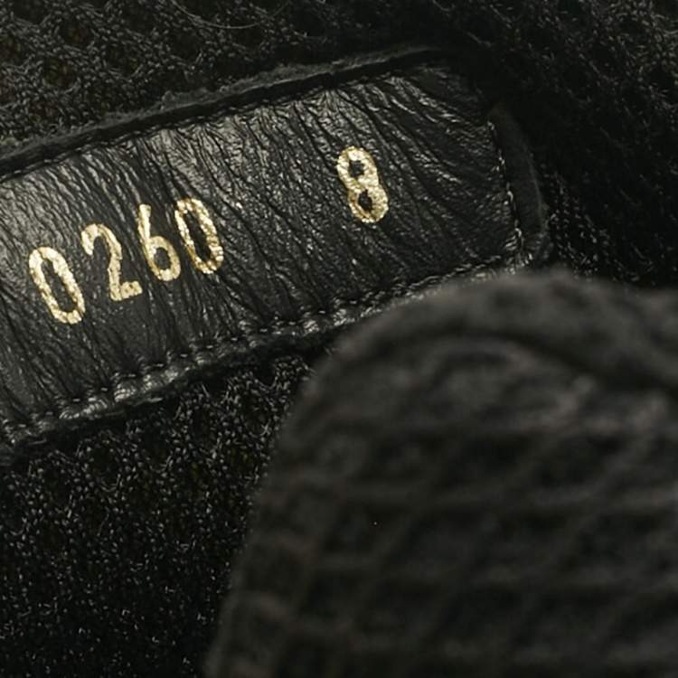 Pre Owned Louis Vuitton Tricolor Mesh and Patent Leather lv trail Lace Up Sneakers Size 42