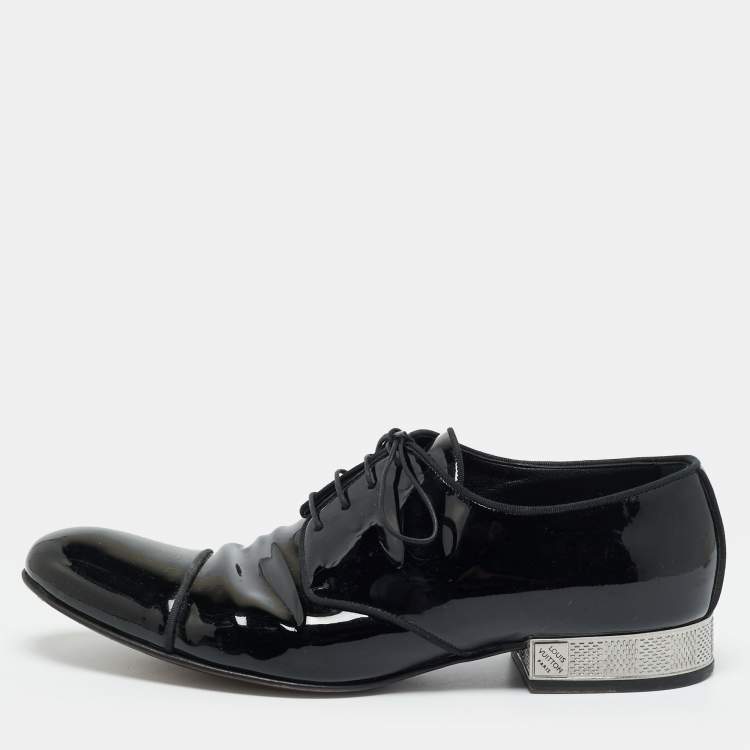 مملوكة مسبقًا Louis Vuitton Size 43 Black Patent Leather Derby