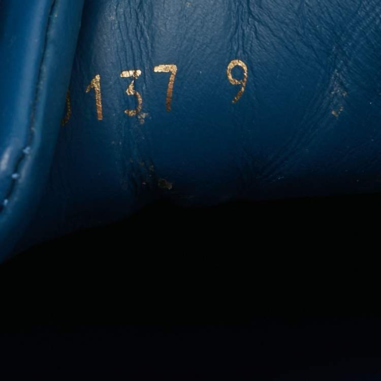 مملوكة مسبقًا Louis Vuitton Concorde Size 43 Blue Epi Leather Low Top Sneakers