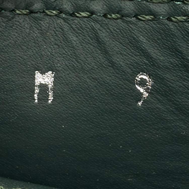 مملوكة مسبقًا Louis Vuitton Monte Carlo Size 43 Green Leather Loafers