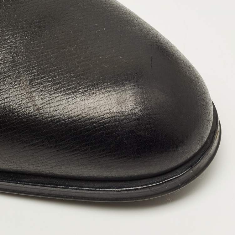 Pre Owned Louis Vuitton Chelsea Size 43.5 Black Ankle Length Boots