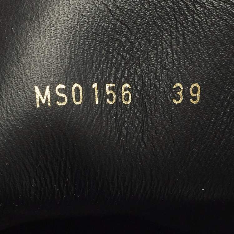 Pre Owned Louis Vuitton Stellar Size 39 Black Monogram Fabric and Suede High Top Sneakers